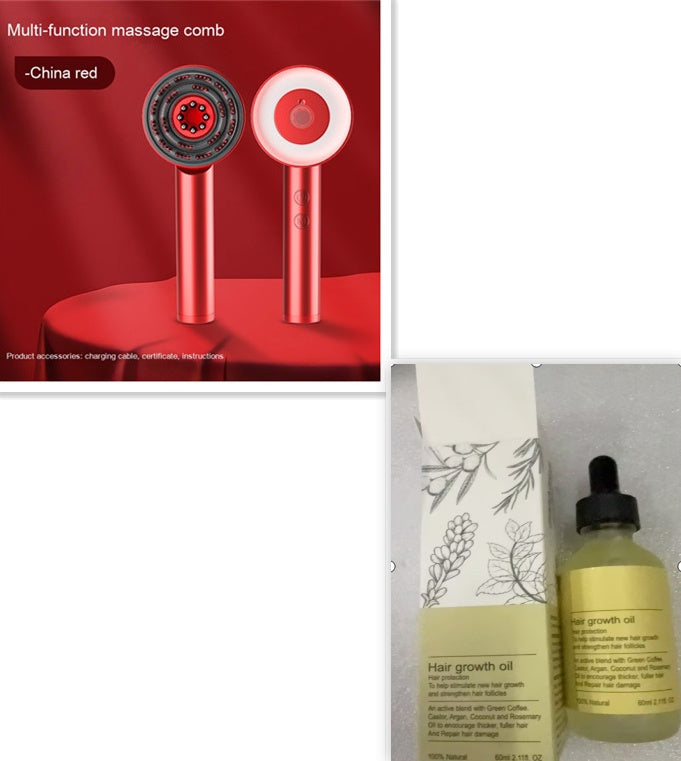 Infraröd Hårvårdskam – Massage & Ljusterapi